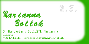 marianna bollok business card